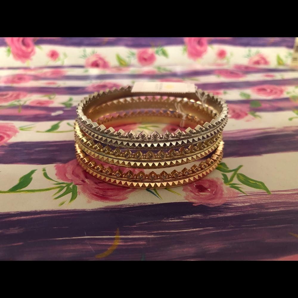 Silver bangle only